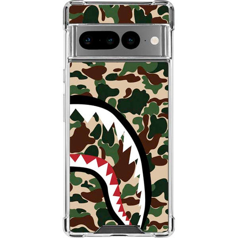 Shark Teeth Street Camo Google Pixel 7 Pro Clear Case